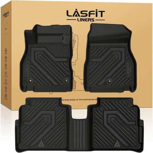 Miniatura 17 de LASFIT Tapete de carga y respaldo para Nissan Armada/Infiniti QX80 2019-2024, TPE para todo tipo de clima, ajuste personalizado, fácil de limpiar