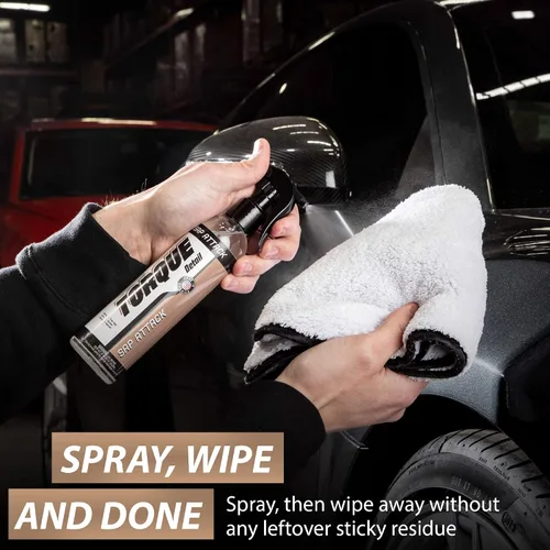 Miniatura 4 de Torque Detail Sap Attack 8oz - Elimina la savia de árboles, alquitrán, goma, residuos de pegatinas y asfalto - Removedor de savia, alquitrán