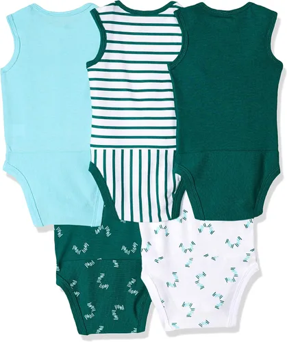 Miniatura 16 de Hanes Body unisex para bebé, Ultimate Flexy sin mangas para niños y niñas, paquete de 5