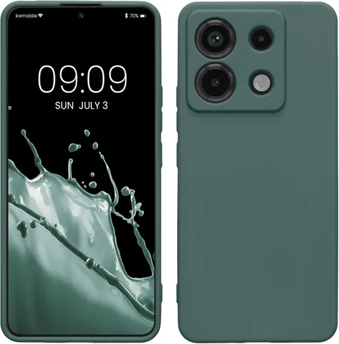 Miniatura 53 de kwmobile Funda compatible con Xiaomi Redmi Note 11 / Note 11S - Funda protectora de silicona TPU suave y delgada - Azul Báltico