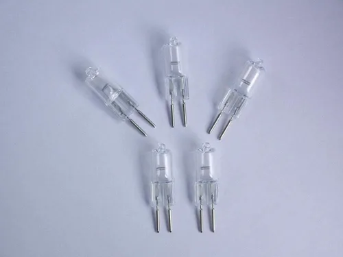 Miniatura 3 de Bombillas halógenas G5.3 de 20 vatios G5.3 12 V 20 W, bombillas halógenas JC de 20 W, 12 voltios, bajo voltaje, 12 V, lente de vidrio transparente