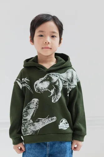 Miniatura 4 de Jurassic World Dinosaur T-Rex - Sudadera con capucha de forro polar para niños pequeños y grandes