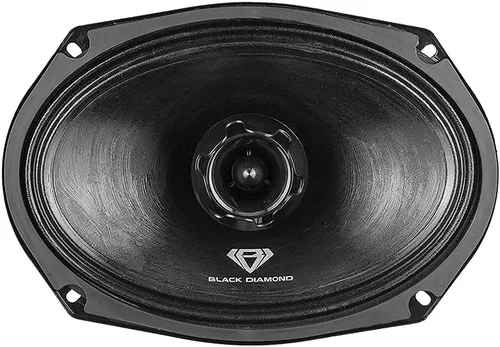 Miniatura 5 de BLACK DIAMOND DIA-XT69 Altavoz de rango medio de audio para automóvil de 6 x 9 pulgadas con tweeter de bala incorporado de 4 ohmios 550 vatios