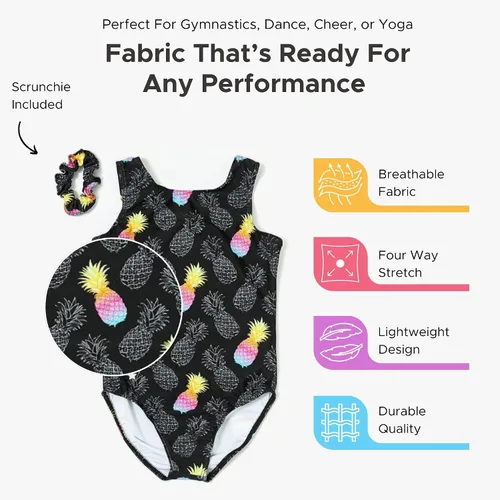 Miniatura 41 de Destira Premium Closed Back Gymnastics Leotards for Girls - Snug Performance Fit (Size Up for Comfort), GIRLS/CHILD Sizes
