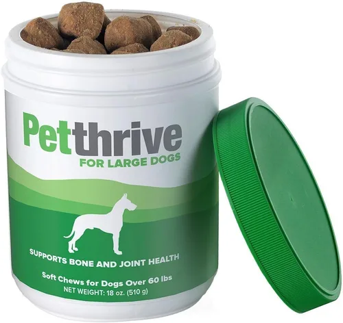 Miniatura 7 de Suplemento de apoyo para cadera y articulaciones para perros, masticables suaves con resveratrol, glucosamina, condroitina, ácido hialurónico, sabor