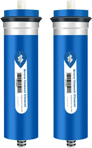 Miniatura 11 de Membrane Solutions Membrana de ósmosis inversa de 36 GPD, reemplazo de membrana RO de 11.75 pulgadas x 1.75 pulgadas para sistema purificador