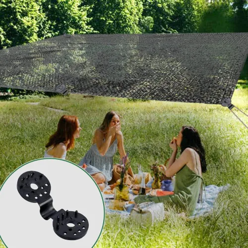 Miniatura 6 de Teamoda 100 piezas de agarre de bloqueo de tela de sombra, clips de plástico para sombra de invernadero, abrazadera de fijación de tela a prueba