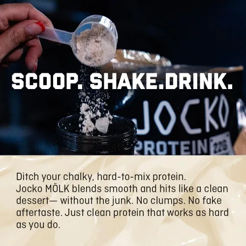 Miniatura 6 de Jocko Fuel Mölk - Proteína de suero en polvo, 22g de proteína, mezcla de fruta del monje baja en azúcar, recuperación y crecimiento muscular
