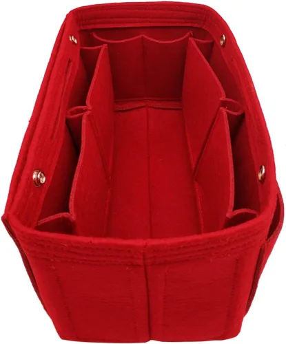 LEXSION Organizador de fieltro para bolso – Bolsa de bolsillo múltiple en bolsa organizadora