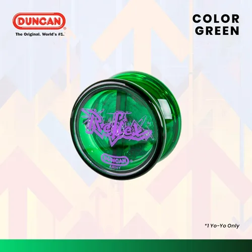 Miniatura 9 de Duncan Toys Reflex - Yoyó de retorno automático, yoyó para trucos con cuerda para principiantes, color verde