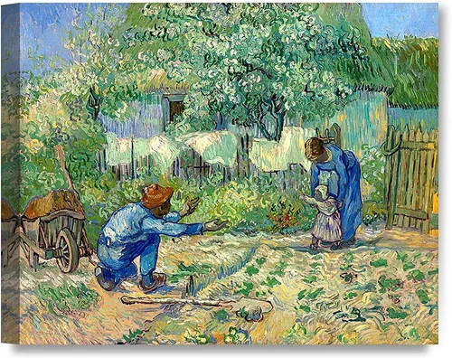 Miniatura 45 de Serie de pinturas de Vincent Van Gogh (favoritos). Reproducción de arte clásico de Van Gogh, impreso en lienzo Noche estrellada