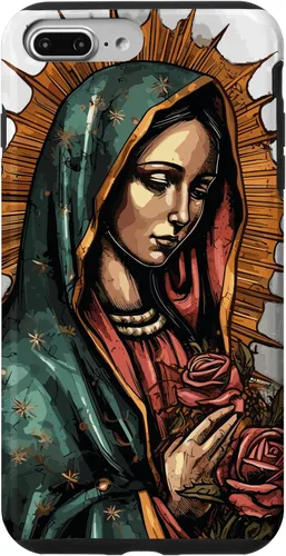 Miniatura 12 de Funda para iPhone 12 Pro Max Virgen De Guadalupe Católica Virgen De Guadalupe