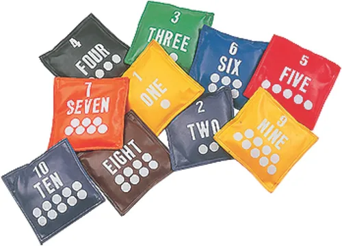 Champion Sports Juego de puf numerado de 5 pulgadas