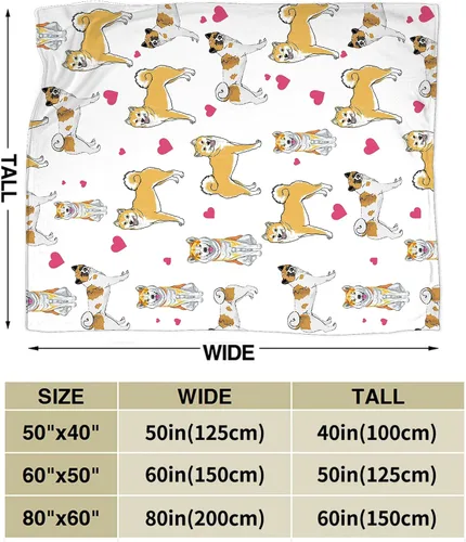 Miniatura 6 de Manta de Tiro de Perro Akita - Regalos y Decoración para Niñas, Mujeres, Niños, Adultos - Suave, Cálida y Acogedora de Vellón para Sofá, Sillón