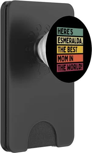 Miniatura 8 de Here's Esmeralda The Best Mom In The World Mother's Day PopSockets Adhesive PopGrip