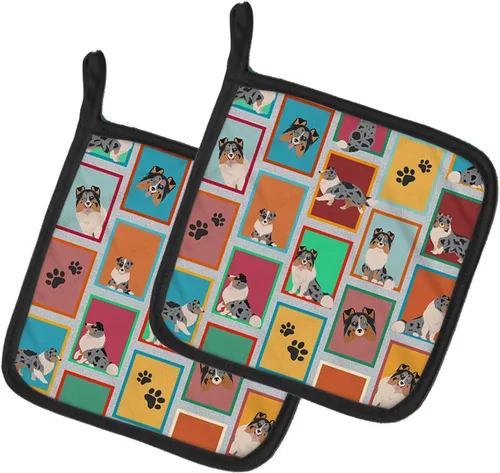 Miniatura 12 de Caroline's Treasures MLM1149PTHD - Juego de soportes para ollas de cocina resistentes al calor, almohadillas calientes para horno para cocinar