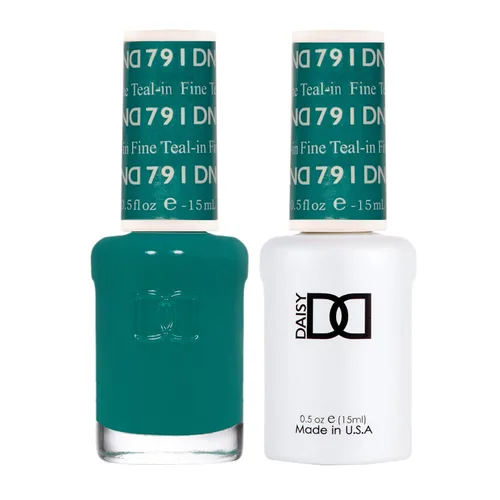 Miniatura 25 de Juego de esmalte de uñas de gel DND, Colección Azul, esmalte de gel UV/LED y laca de uñas de secado al aire, dúo de esmalte sin astillas a juego