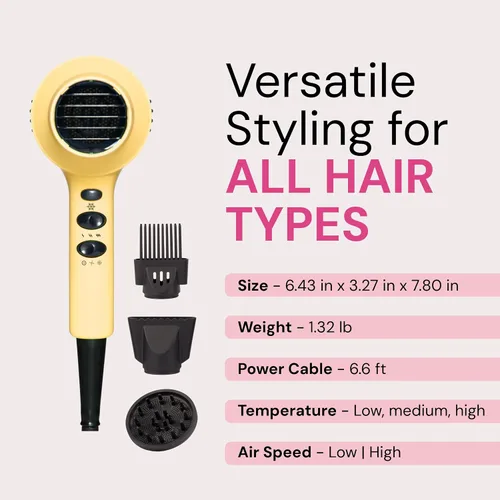 Miniatura 8 de L'ANGE HAIR Secador de pelo iónico PowerStyle Turbo 1875W de secado rápido y estilo preciso para looks duraderos y libres de encrespamiento