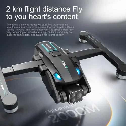 Miniatura 2 de Dron GPS S188 con cámara 8K para adultos, FPV RC Quadcopter con motor sin escobillas, transmisión WiFi 5G, evitación de obstáculos, flujo óptico