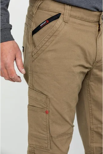 Miniatura 5 de Ariat Fr M5 Stretch Duralight - Pantalón de pierna recta apilable de lona para hombre