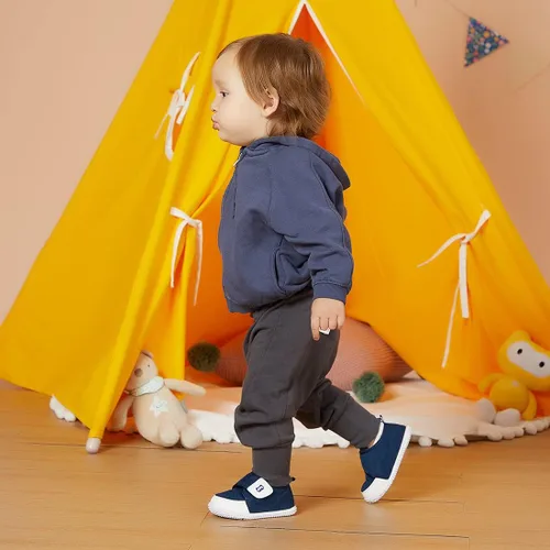 Miniatura 2 de BMCiTYBM Zapatos de bebé para niño y niña, zapatos de invierno cálidos antideslizantes para primeros pasos de 6 a 24 meses