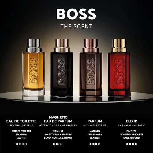 Miniatura 7 de Hugo Boss The Scent Eau de Toilette – Ambery Men's Cologne – With Notes of Ginger, Manika Fruit & Leather Accords – Long Lasting Fragrance