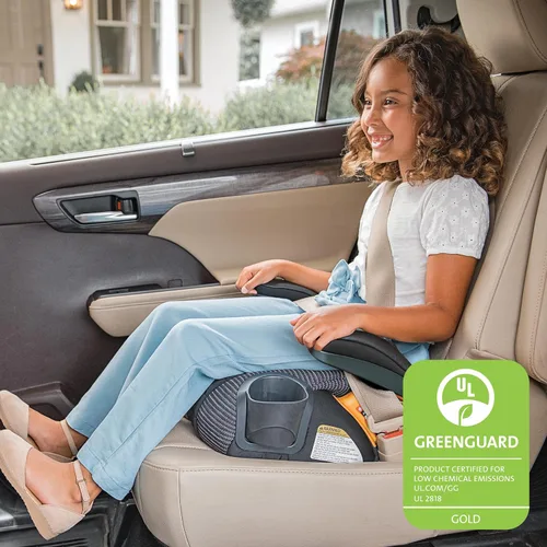 Miniatura 6 de Chicco GoFit ClearTex Plus Asiento Elevador para Automóvil sin Respaldo, Sistema de Anclaje LATCH, Liberación Rápida LATCH, Asiento Elevador Puesta
