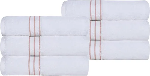 Miniatura 71 de Juego de toallas de baño de algodón turco ultra suave de Superior, juego de 2 piezas, toallas para la ducha, baño, artículos esenciales para el Latte
