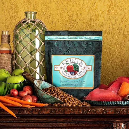 Miniatura 8 de Fromm Four-Star Nutritionals Salmon Tunachovy Comida para gatos - Comida seca premium para gatos - Receta de salmón - 4 lb