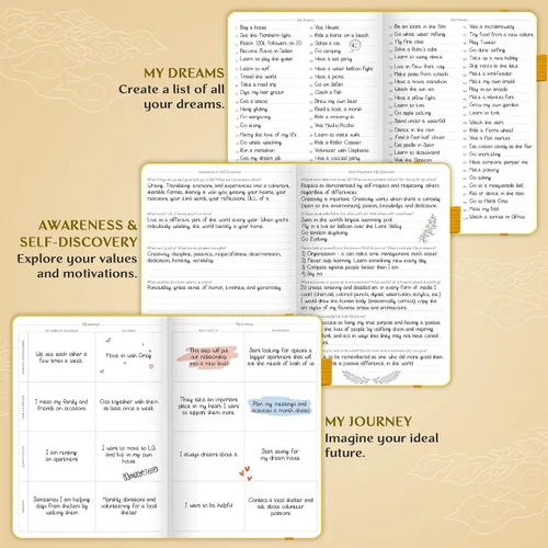 Miniatura 5 de Legend Planner PRO - Planificador de vida semanal y mensual de lujo para aumentar la productividad y alcanzar tus objetivos. Cuaderno organizador