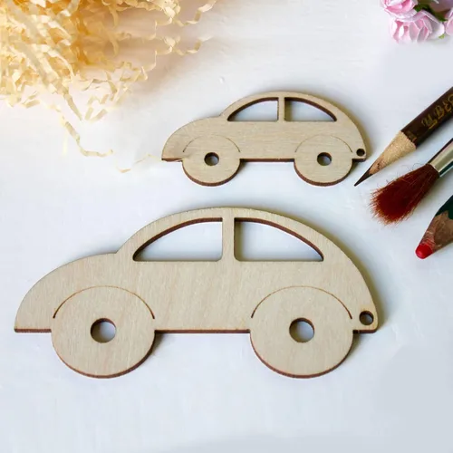 Miniatura 6 de HOIGON 100 piezas rectangulares de madera sin terminar, hojas de madera de tilo en blanco de 4 x 6 pulgadas, recortes de madera para manualidades