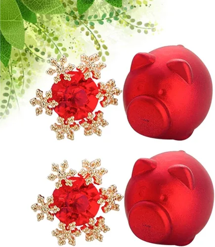 Miniatura 9 de Happyyyami - Pendientes de plata de ley con diseño de copo de nieve