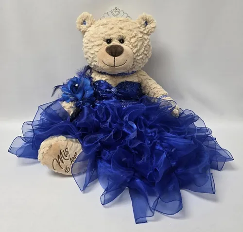 Miniatura 11 de KINNEX COLLECTIONS SINCE 1997 20" Quince Anos Quinceanera Last Doll Osito de peluche con vestido (pieza central) ~ ARC16832-4R (azul bebé)