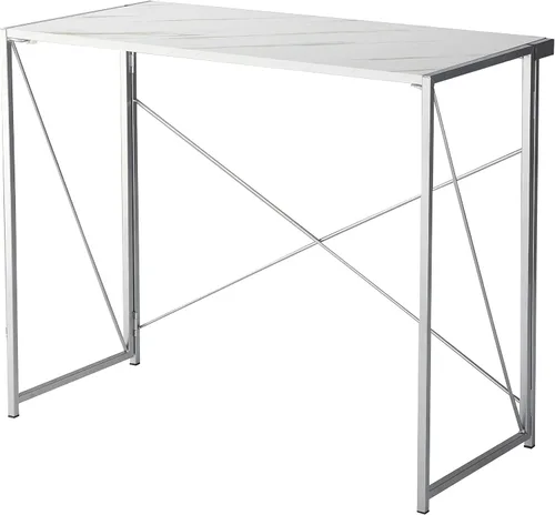 Miniatura 7 de Urban Lifestyle Escritorio plegable para computadora, mármol/plata