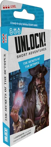 Short Adventures 6: The Secrets of The Octopus - Juego de cartas inmersivo para niños y adultos, a partir de 10 años, 1-6 jugadores, 45 minutos de