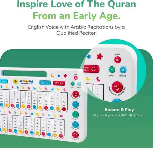 Miniatura 4 de My Salah Mat My Quran Pad Almohadilla interactiva de aprendizaje árabe para niños