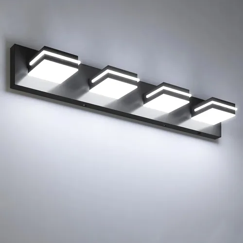 Miniatura 12 de VOLISUN 5CCT Lámparas de Baño sobre Espejo, Regulables, Cabezal Giratorio 360°, 24 pulgadas, 3 Lámparas de Tocador de Baño, Luces LED de Tocador