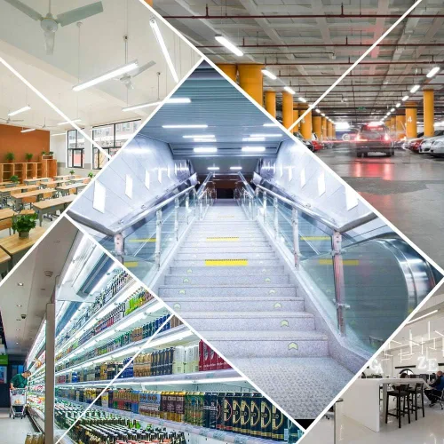 Miniatura 6 de LightingWill - Lámpara LED T5 integrada de 3 pies, luz blanca diurna 6000-6500K, 14 W, luz de tienda enlazable y luz debajo del gabinete, eléctrica