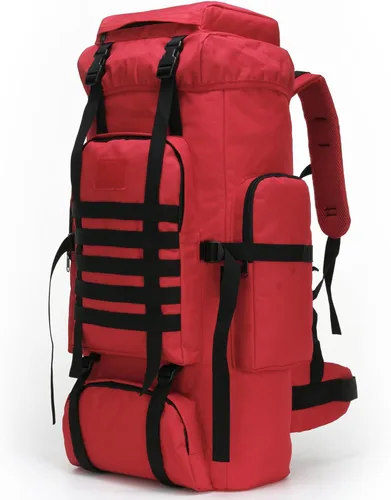 Miniatura 20 de Mochila de senderismo W WINTMING para hombres 70L/100L, mochila de campamento, mochila militar Molle, paquete de asalto de 3 días para escalada