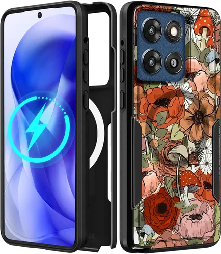 Miniatura 99 de Funda para Moto G 5G 2024 – Compatible con MagSafe para mujeres y niñas, bonita funda protectora magnética para teléfono, diseño femenino Kawaii