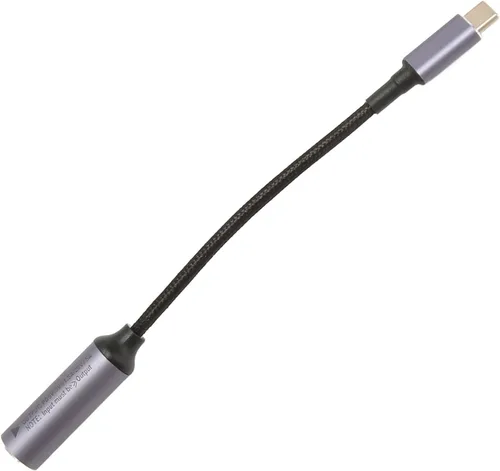 Miniatura 7 de Cable de alimentación CC de 0.217 x 0.098 in a USB C, entrada a USB C macho cable de carga de alimentación, con identificación automática