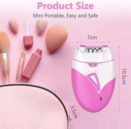 Miniatura 7 de Depiladora para mujer, depiladora de deslizamiento suave, removedor de vello facial para mujeres con 2 velocidades y luz LED, depilación facial