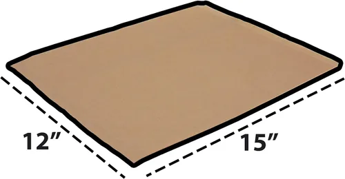 Miniatura 4 de CuteBox 100 bolsas de regalo de papel plano marrón kraft (12 x 15 pulgadas) para mercancía, manualidades, recuerdos de fiesta, venta al por menor