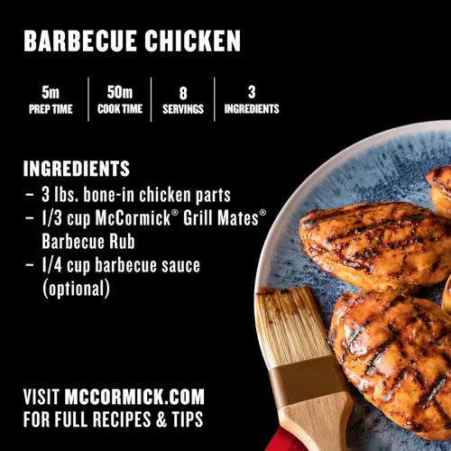 Miniatura 9 de Condimento McCormick Grill Mates para Barbacoa, 27 onzas (paquete de 6) - Seis envases de 27 onzas de condimento para barbacoa, perfecto