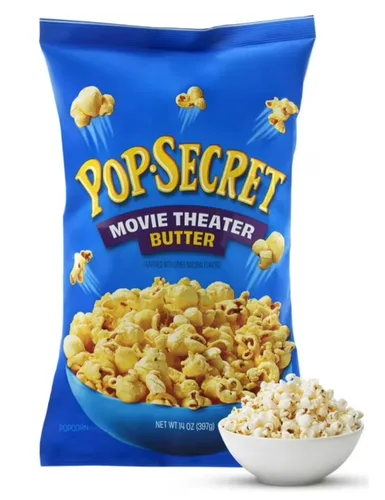 Pop Secret Palomitas de maíz con mantequilla de cine, 14 onzas, 1 bolsa