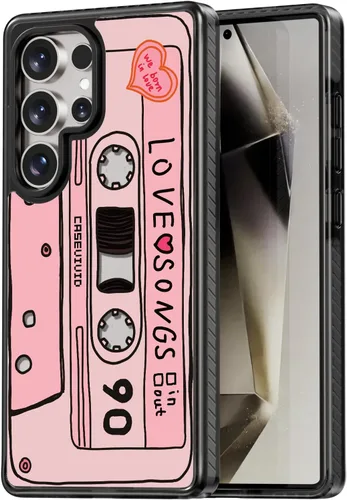 Miniatura 60 de Rosarnnah Funda compatible con Samsung Galaxy S24 Ultra, bonita estética, a la moda, divertida funda con estampado de gatito y gato, duradera a