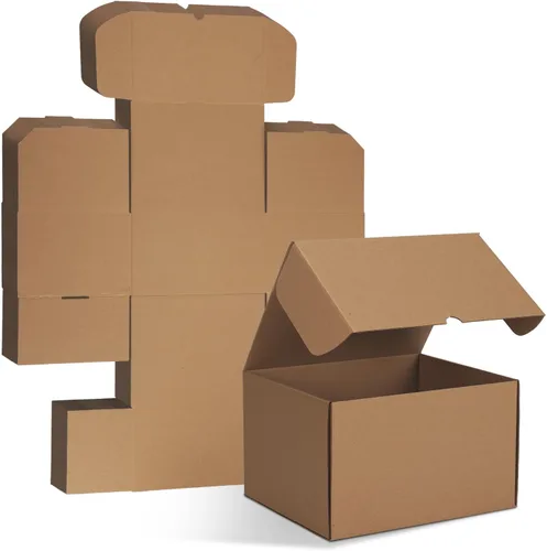 Miniatura 25 de WIFTREY Paquete de 40 cajas de envío pequeñas de 4.6 x 2.2 x 2.2 pulgadas para embalaje de pequeñas empresas, caja de correo de cartón corrugado