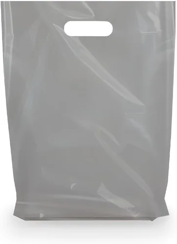 Miniatura 10 de Bolsas de mercancía de plástico MMSBAGS para venta al por menor, con asas troqueladas, fuertes, resistentes al desgarro, diferentes tamaños