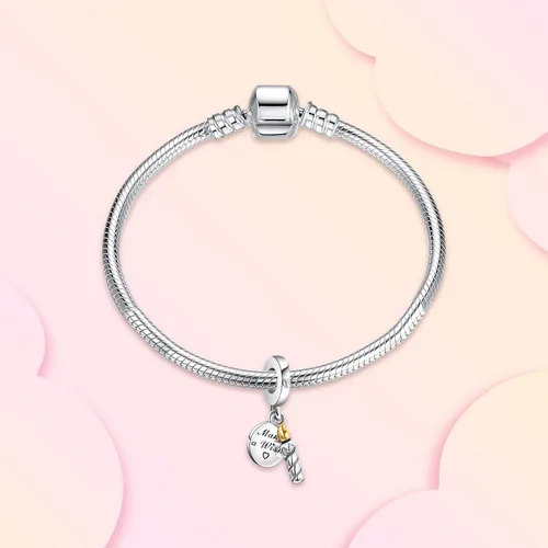 Miniatura 2 de Annmors Dijes de joyería de animales para mujer, plata de ley 925, colgante con circonita cúbica, cuentas de joyería, regalos de bricolaje