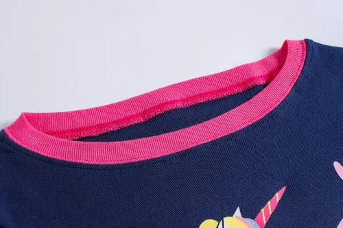 Miniatura 5 de KikizYe Conjunto de pijamas para niñas, pijamas de manga larga de algodón